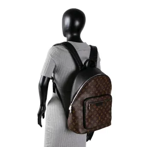 LOUIS VUITTON Josh NM Monogram Macassar Backpack