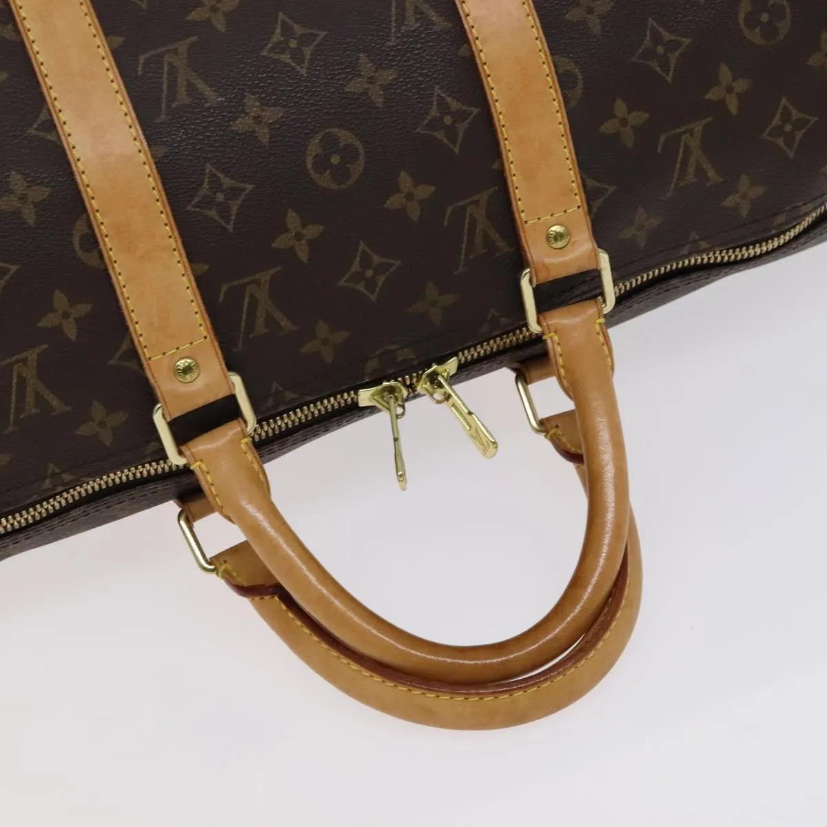 Louis Vuitton Keepall 50 Canvas Travel Bag (Pre-Owned)