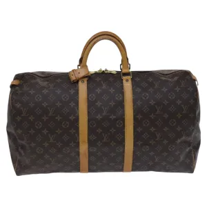 Louis Vuitton Keepall 50 Canvas Travel Bag (Pre-Owned)