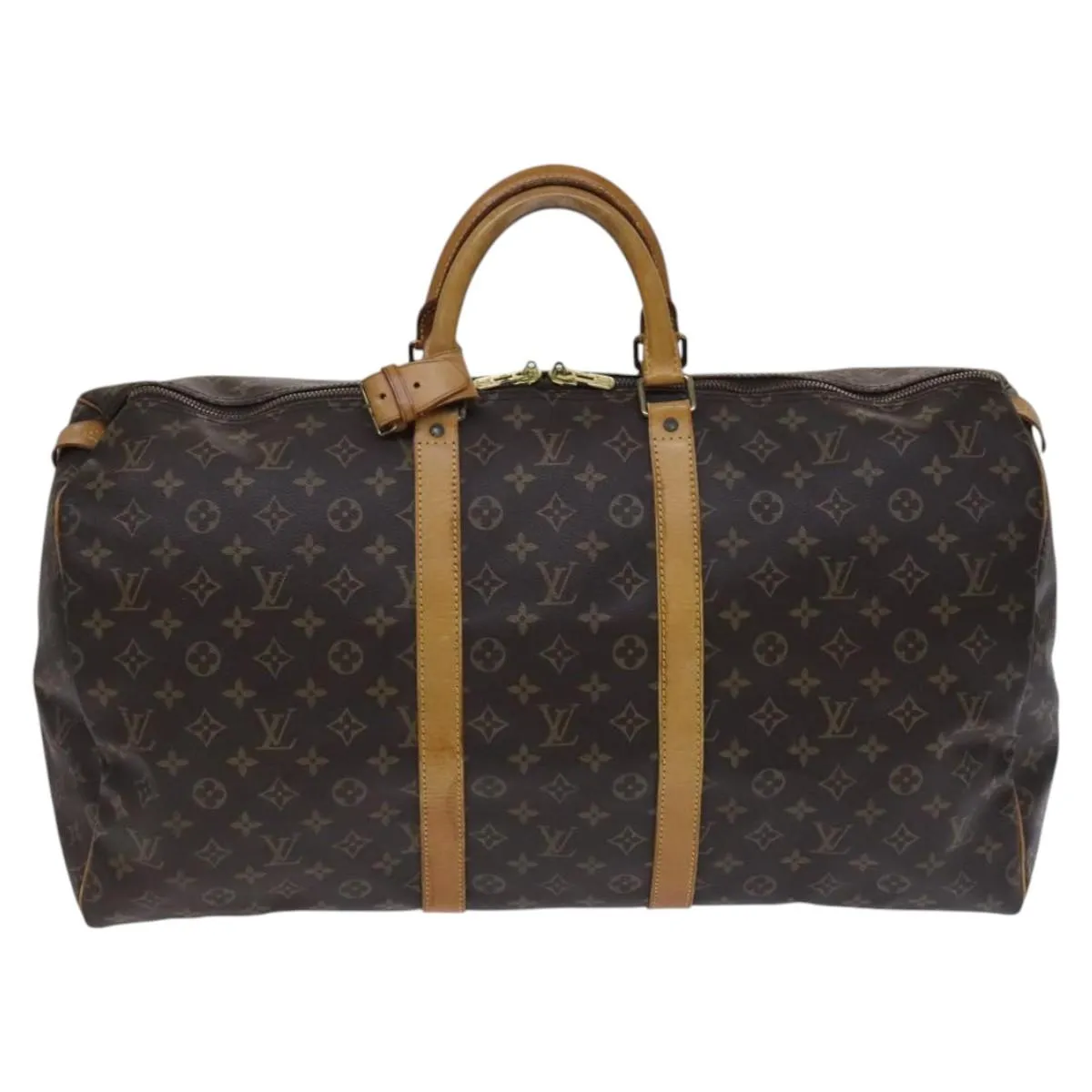 Louis Vuitton Keepall 50 Canvas Travel Bag (Pre-Owned)