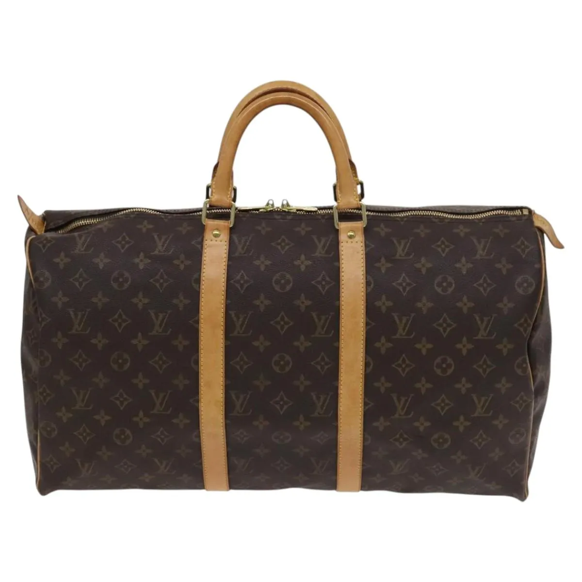 Louis Vuitton Keepall 50 Canvas Travel Bag (Pre-Owned)