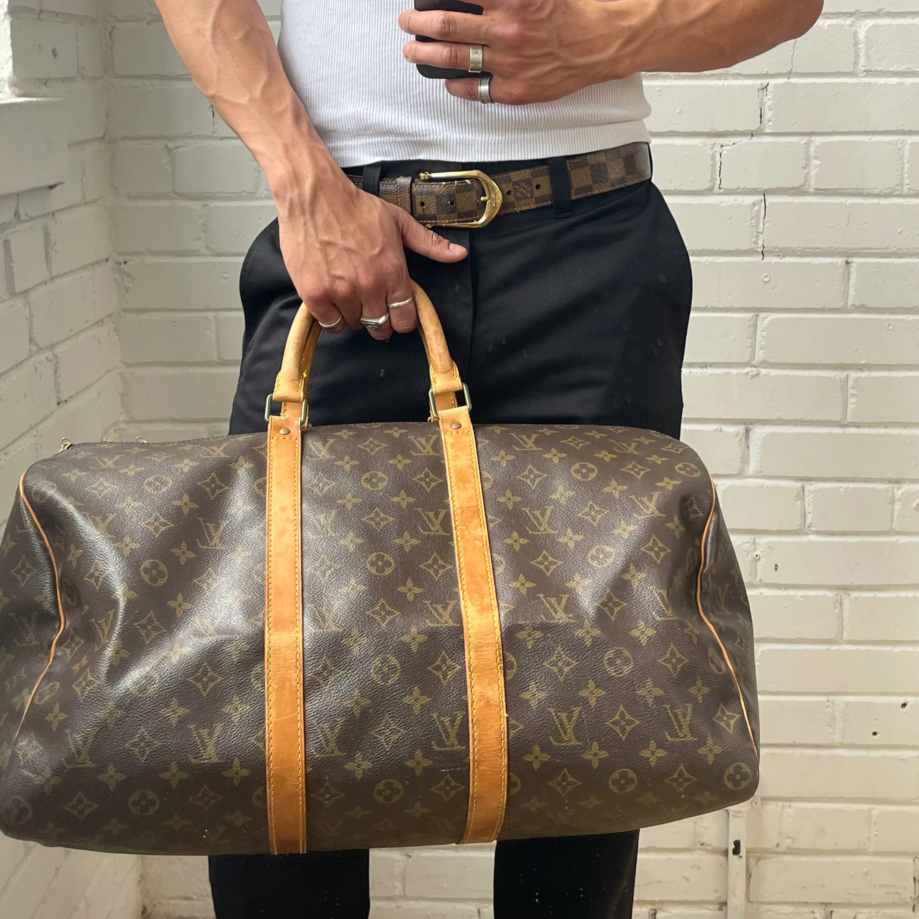 Louis Vuitton 'Keepall 50' Duffle Bag