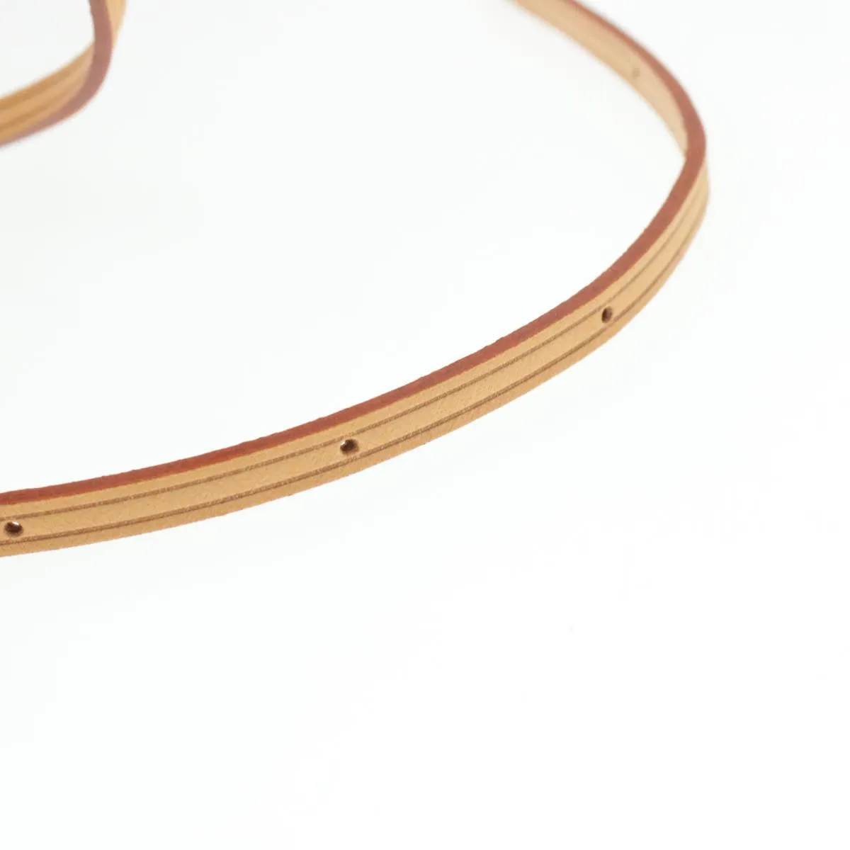 LOUIS VUITTON Leather Shoulder Strap 41.3""-47.2"" Beige LV rd802