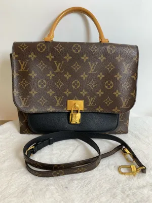 Louis Vuitton Lock Bag Monogram Brown Shoulder Bag