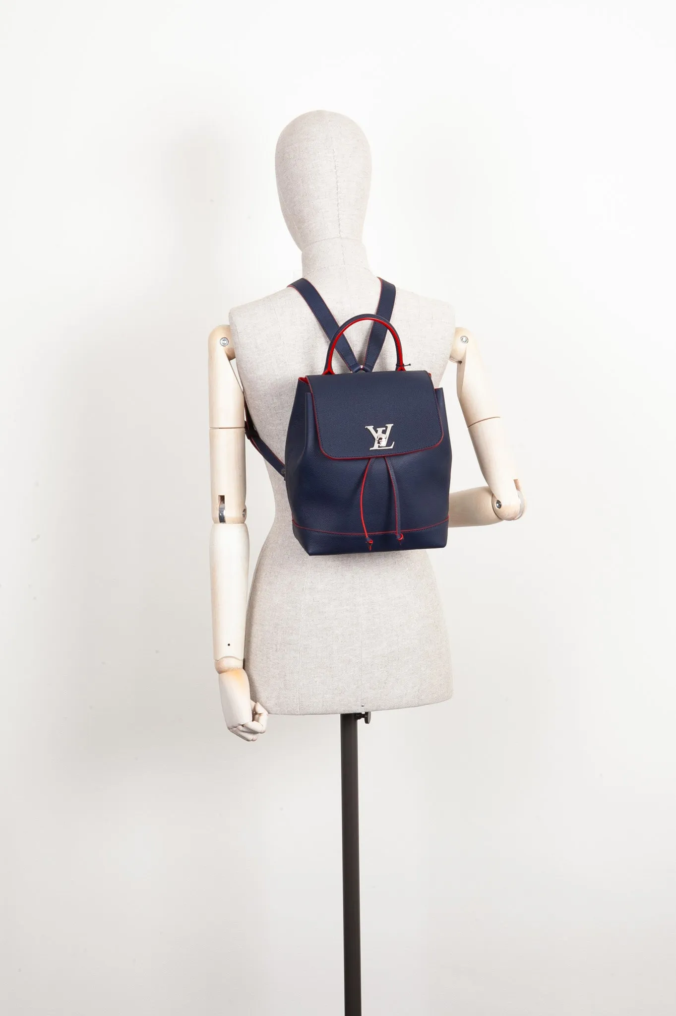 LOUIS VUITTON Lockme Backpack Blue