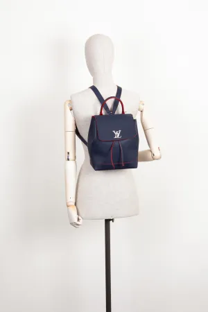 LOUIS VUITTON Lockme Backpack Blue