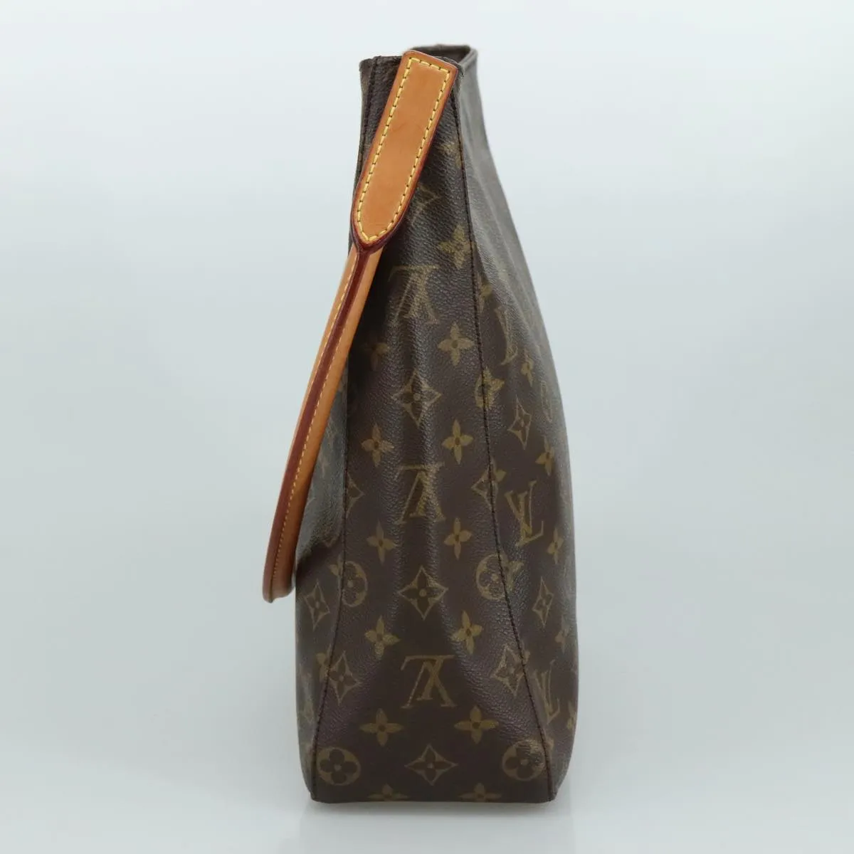 Louis Vuitton Looping Gm Brown Canvas Shoulder Bag