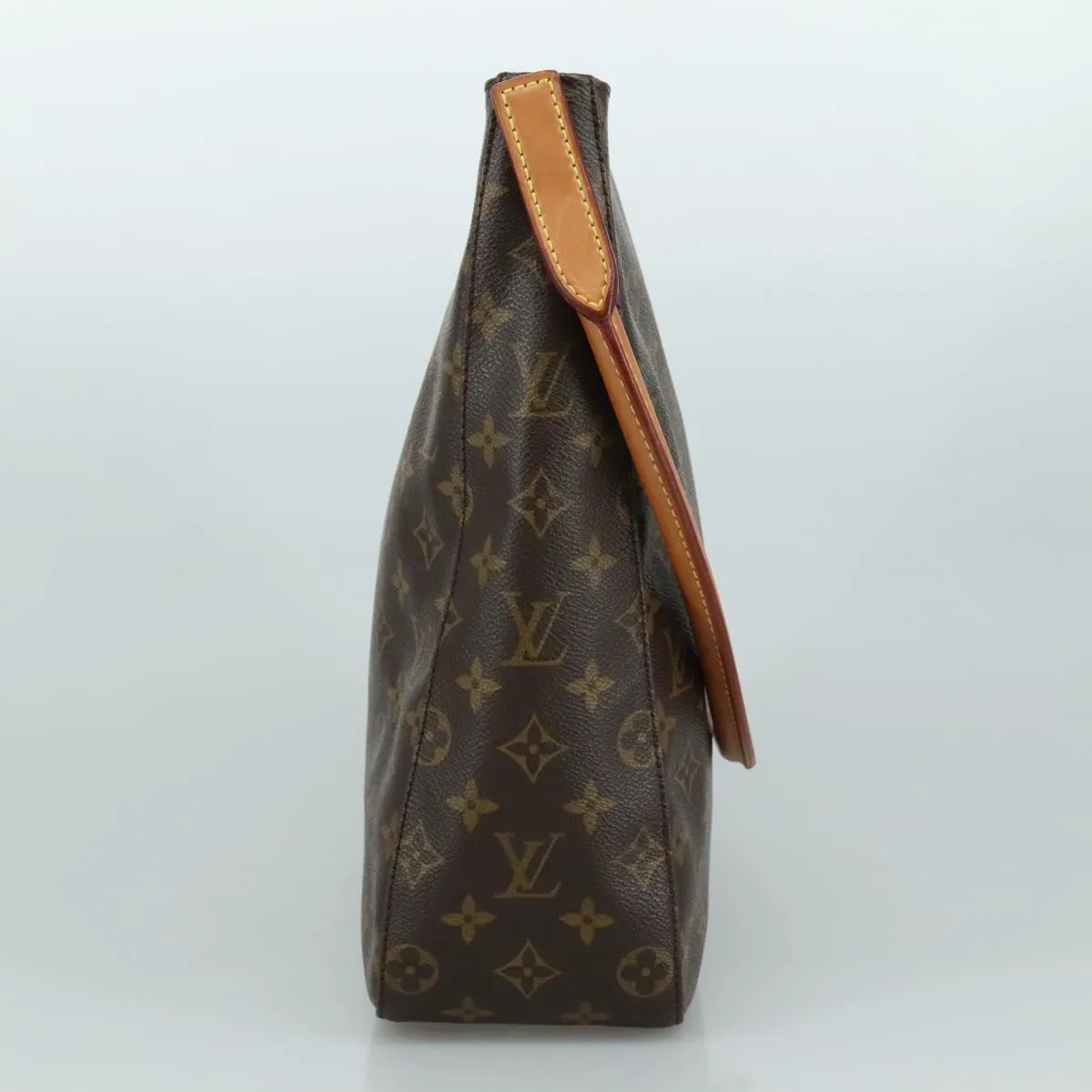 Louis Vuitton Looping Gm Brown Canvas Shoulder Bag