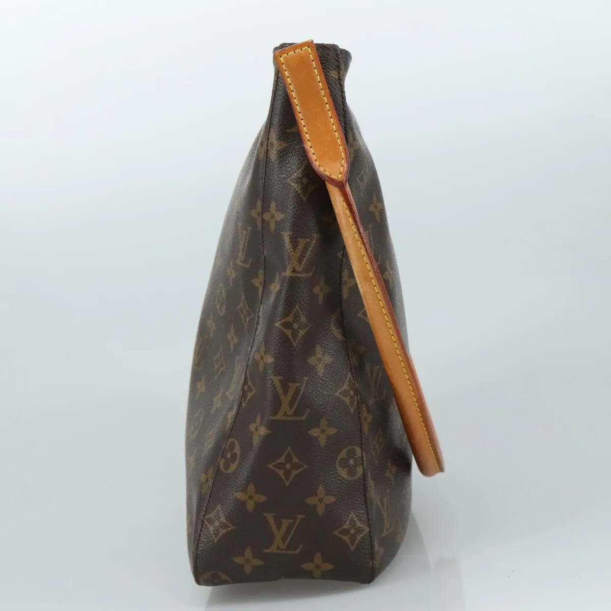 Louis Vuitton Looping Gm Brown Canvas Shoulder Bag