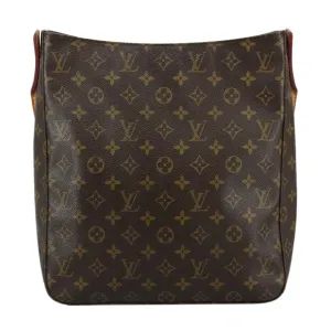 Louis Vuitton Looping Gm Brown Canvas Shoulder Bag