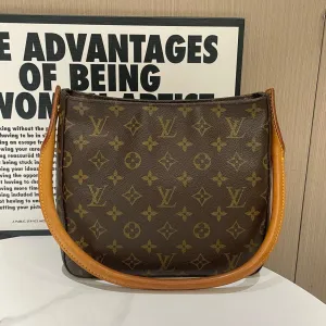 Louis Vuitton Looping Monogram Shoulder Bag Brown