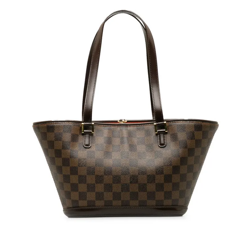 Louis Vuitton Louis Vuitton Damire N51121 Shoulder Bag PVC/Leather Brown