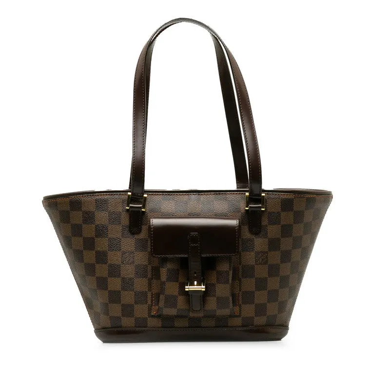 Louis Vuitton Louis Vuitton Damire N51121 Shoulder Bag PVC/Leather Brown