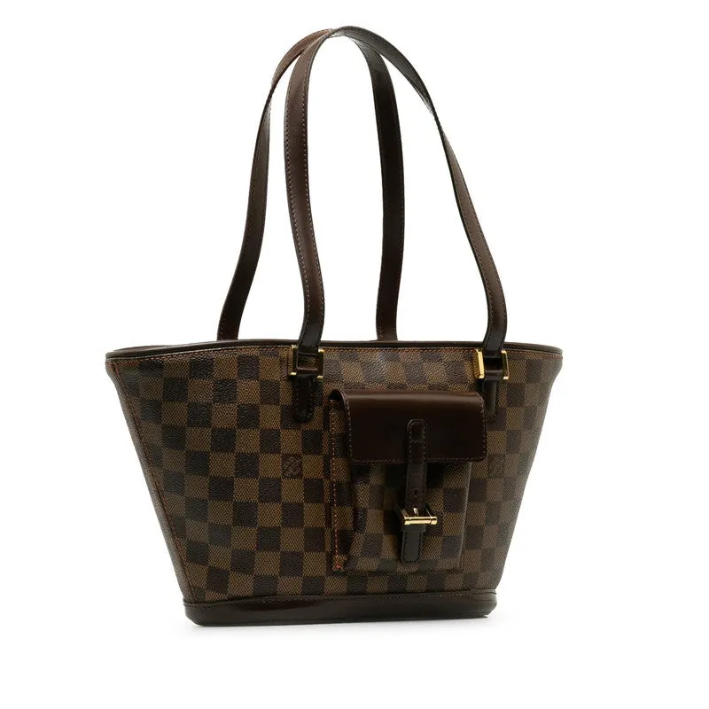 Louis Vuitton Louis Vuitton Damire N51121 Shoulder Bag PVC/Leather Brown
