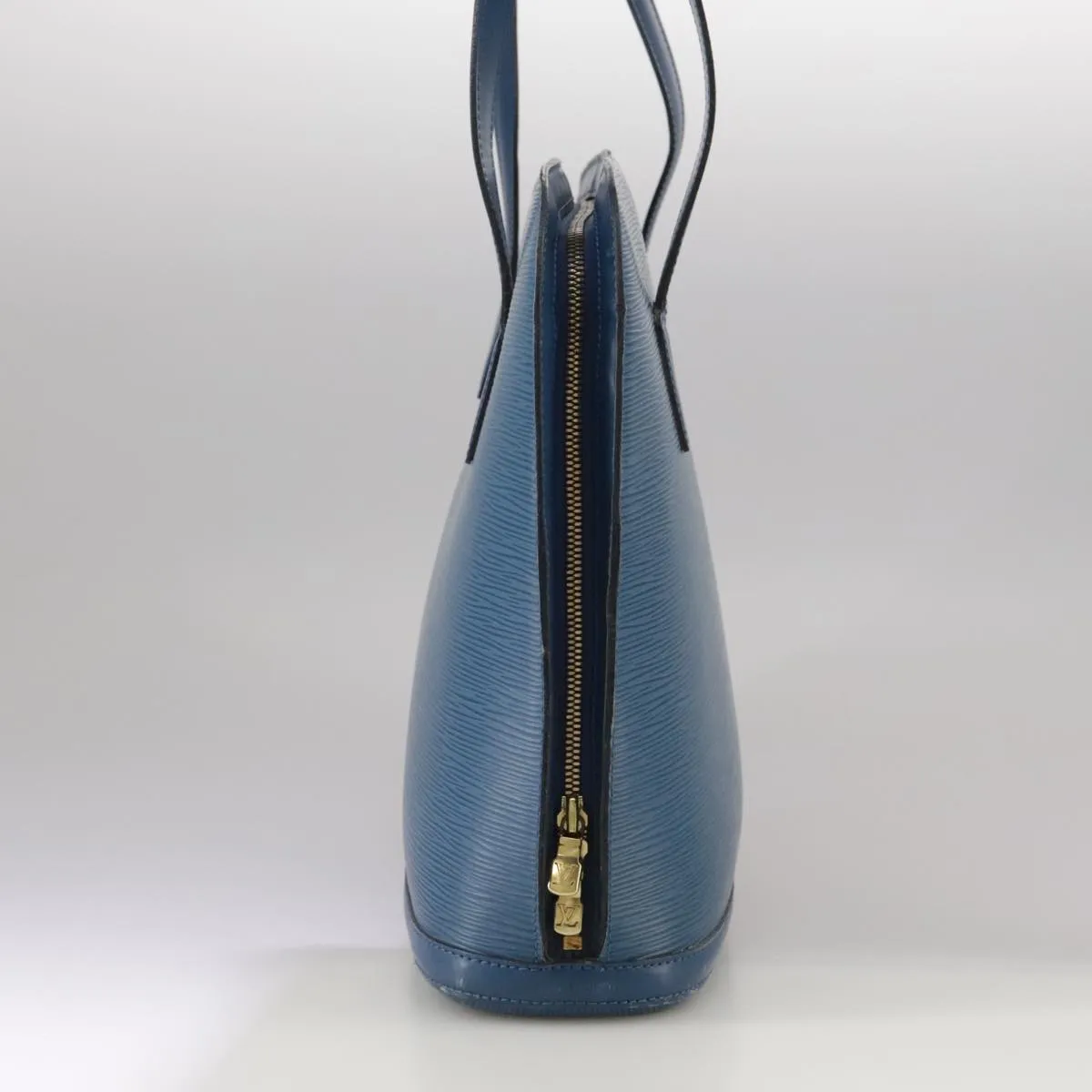 Louis Vuitton Lussac Blue Leather Shoulder Bag