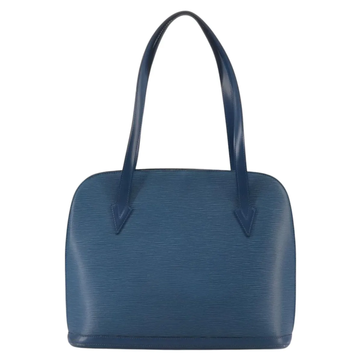 Louis Vuitton Lussac Blue Leather Shoulder Bag