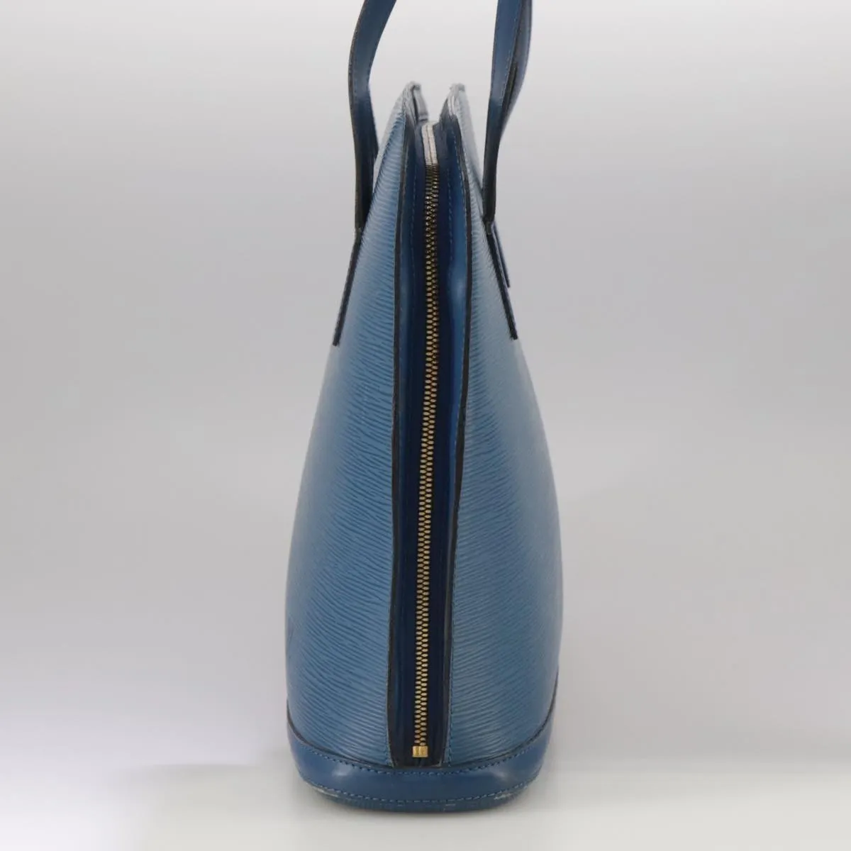 Louis Vuitton Lussac Blue Leather Shoulder Bag