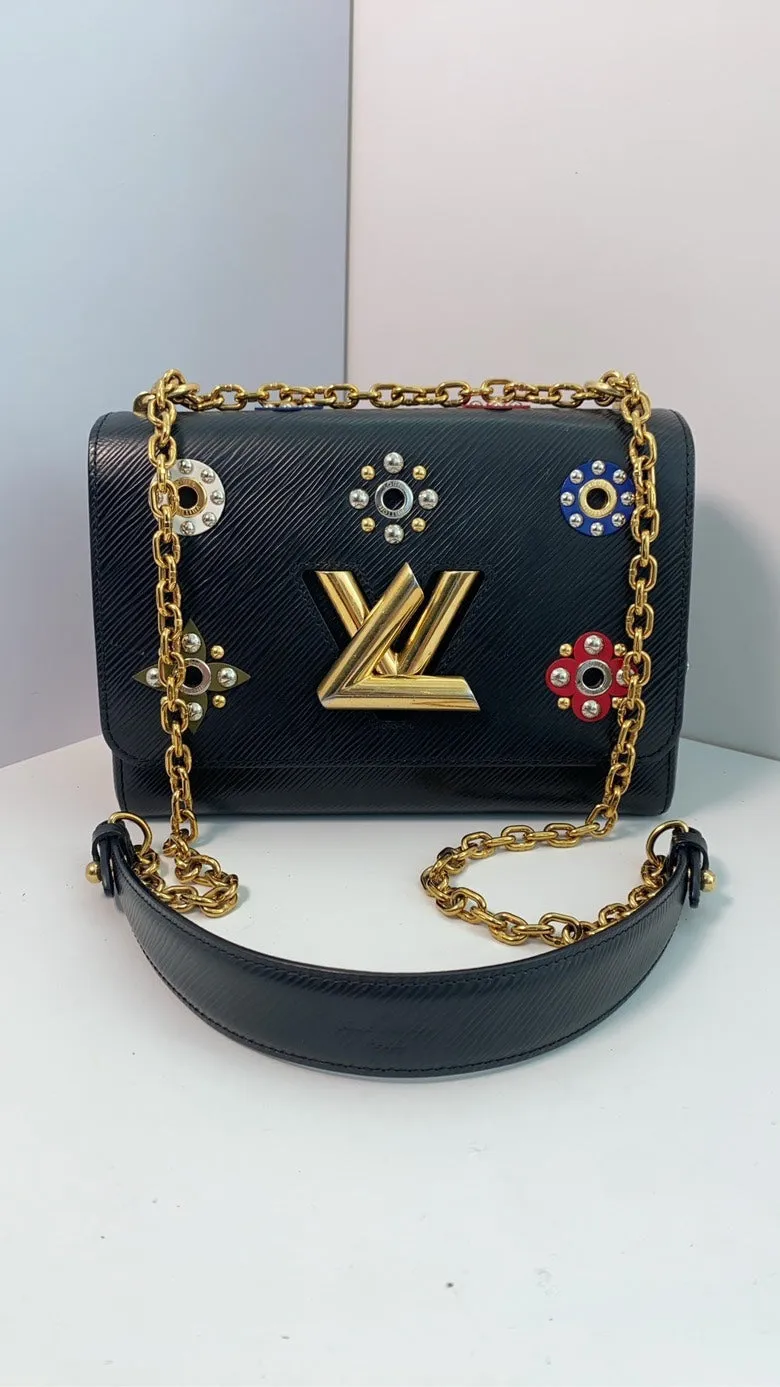 LOUIS VUITTON LV EPI Leather Black Shoulder Bag