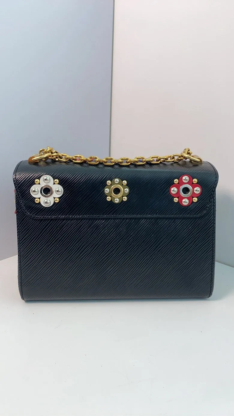 LOUIS VUITTON LV EPI Leather Black Shoulder Bag