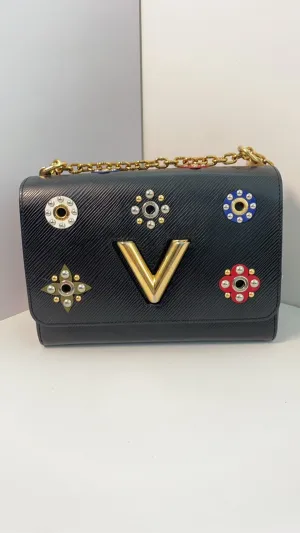 LOUIS VUITTON LV EPI Leather Black Shoulder Bag
