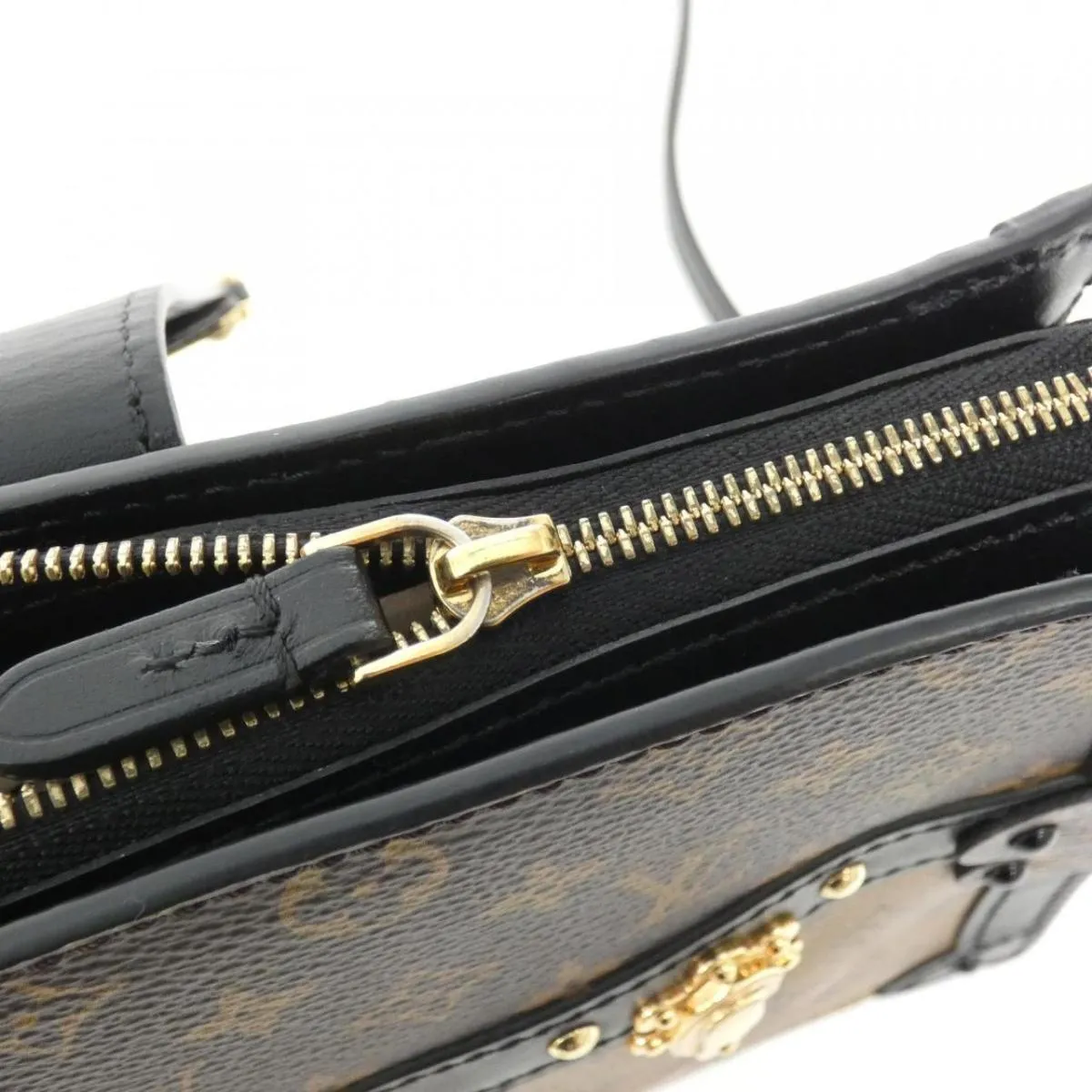 Louis Vuitton M43596 Monogram Reversee Trunk Crawler Shoulderbag