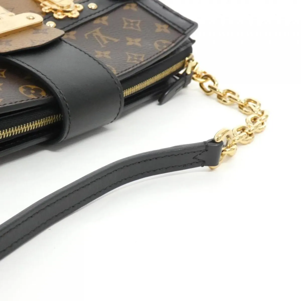 Louis Vuitton M43596 Monogram Reversee Trunk Crawler Shoulderbag