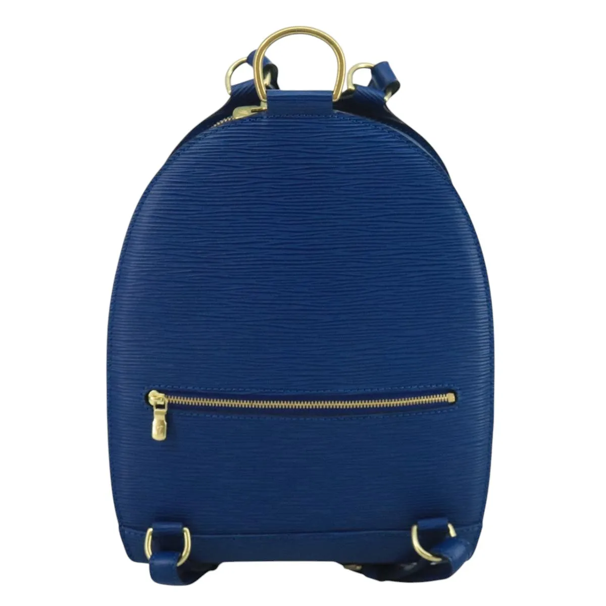 Louis Vuitton Mabillon Blue Leather Backpack Bag