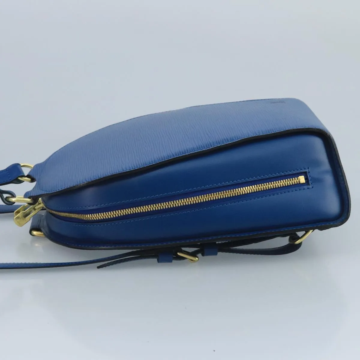 Louis Vuitton Mabillon Blue Leather Backpack Bag