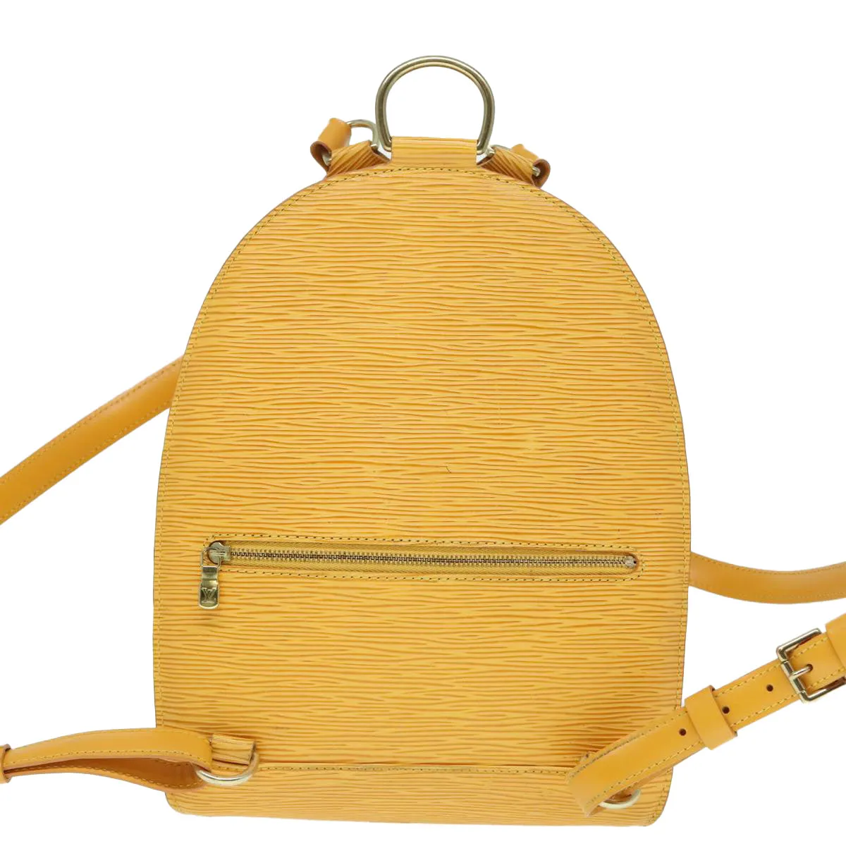 Louis Vuitton Mabillon Yellow Leather Backpack Bag