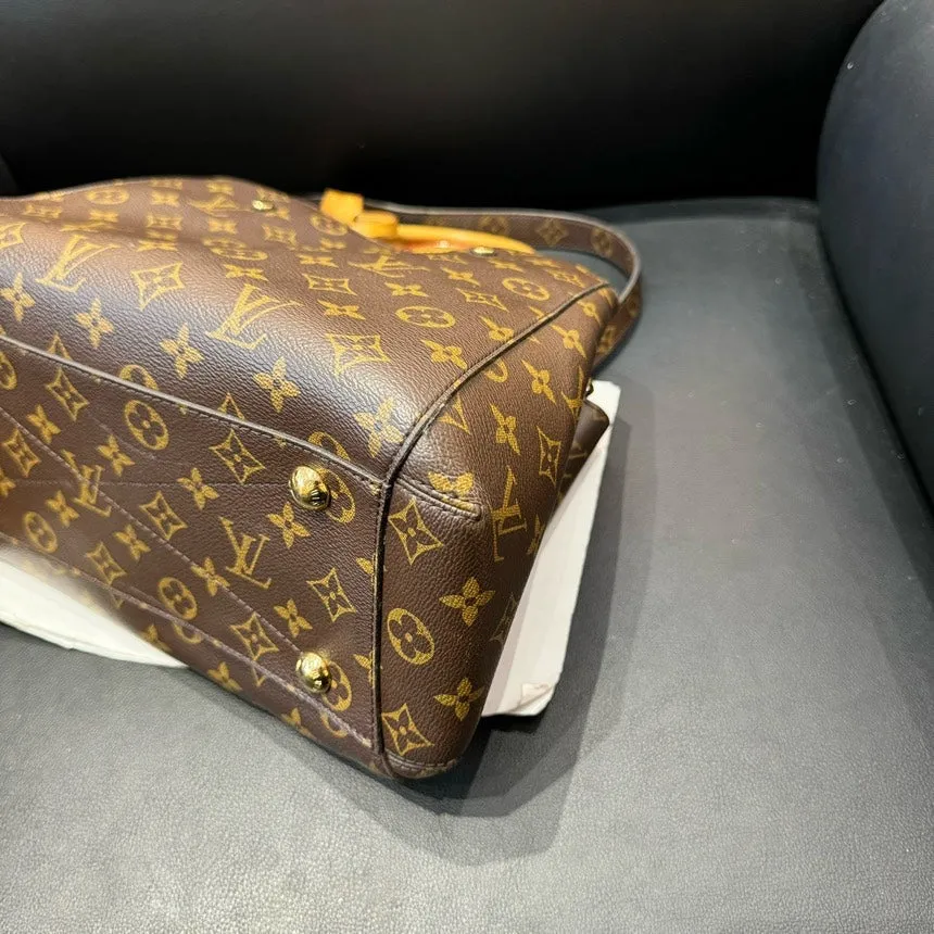 Louis Vuitton Mengtian Brown Monogram Canvas Portable Shoulder Bag Medium