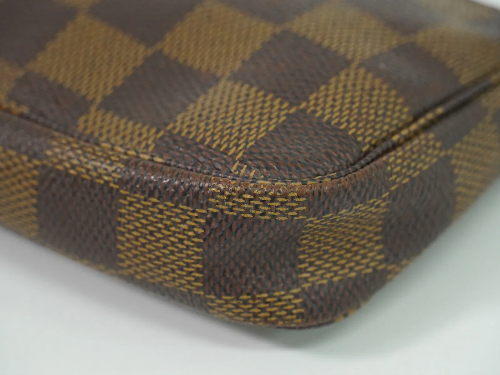 Louis Vuitton Mini Pochette Accessoires Canvas Wallet (Pre-Owned)