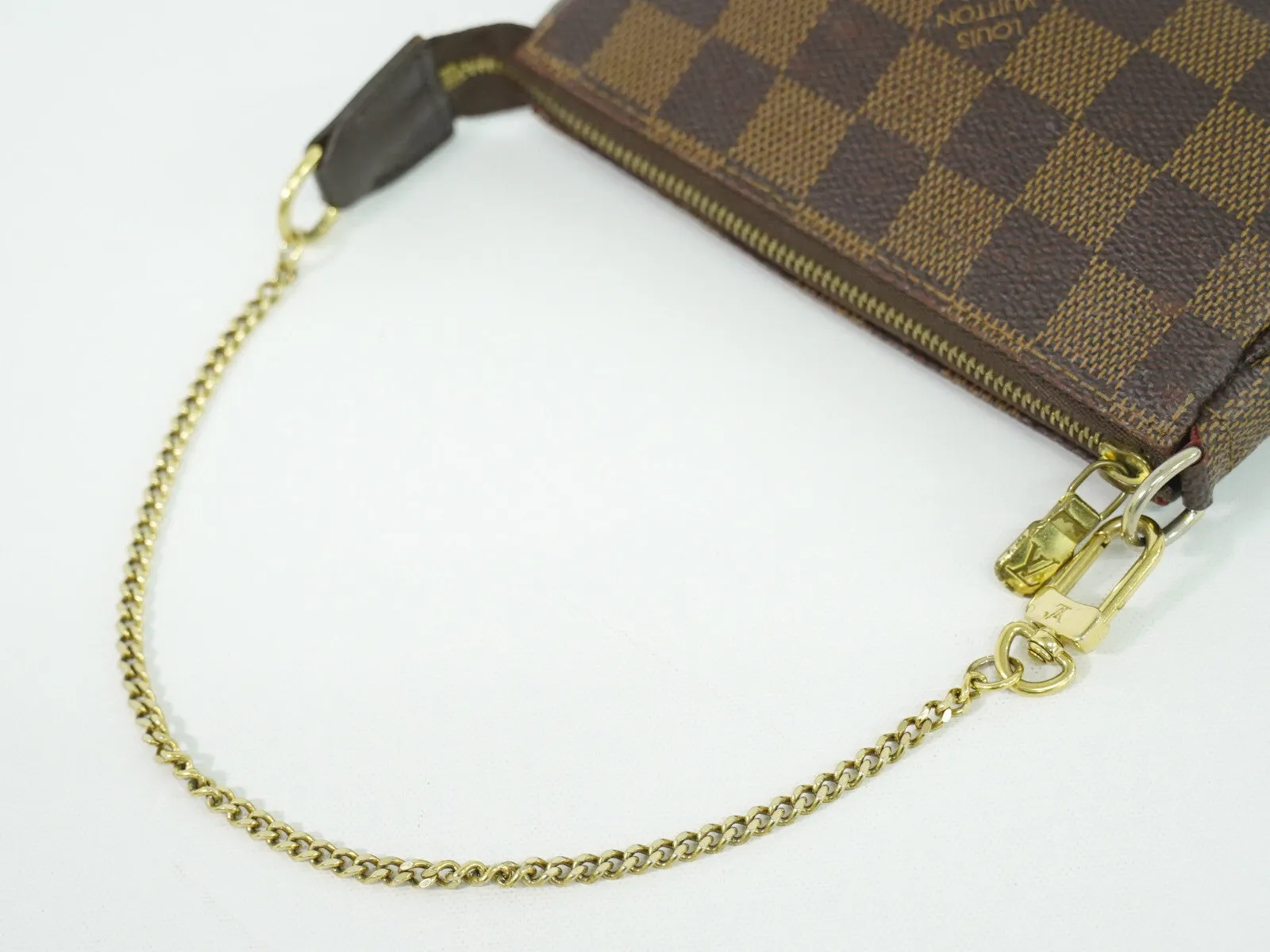 Louis Vuitton Mini Pochette Accessoires Canvas Wallet (Pre-Owned)