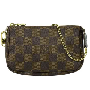 Louis Vuitton Mini Pochette Accessoires Canvas Wallet (Pre-Owned)