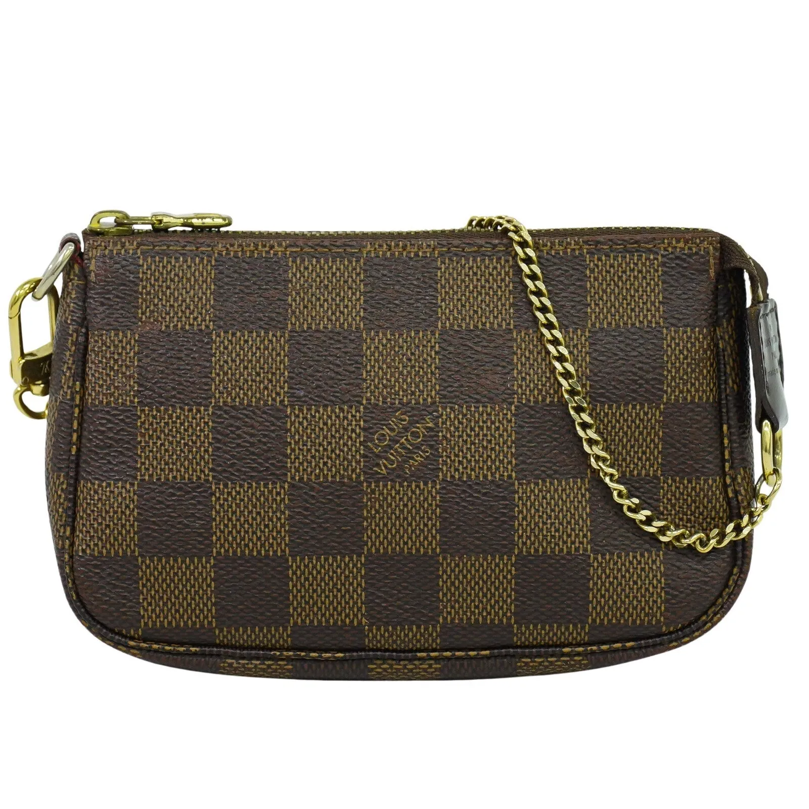 Louis Vuitton Mini Pochette Accessoires Canvas Wallet (Pre-Owned)