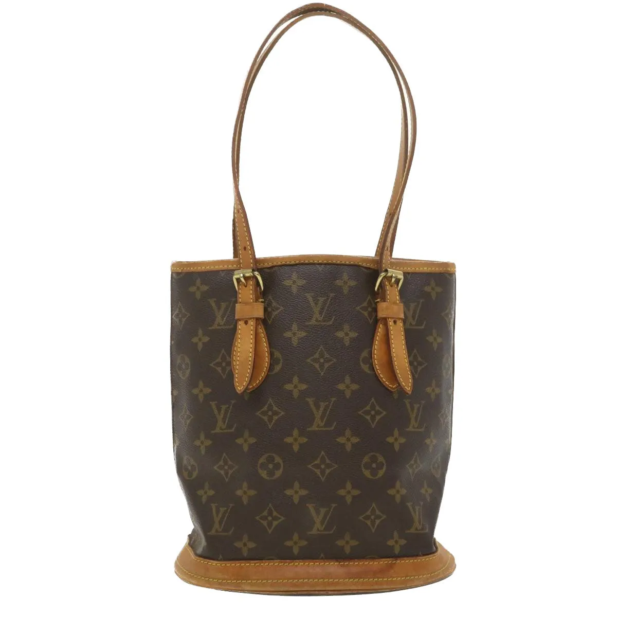 LOUIS VUITTON Monogram Bucket PM Shoulder Bag M42238 LV 38706