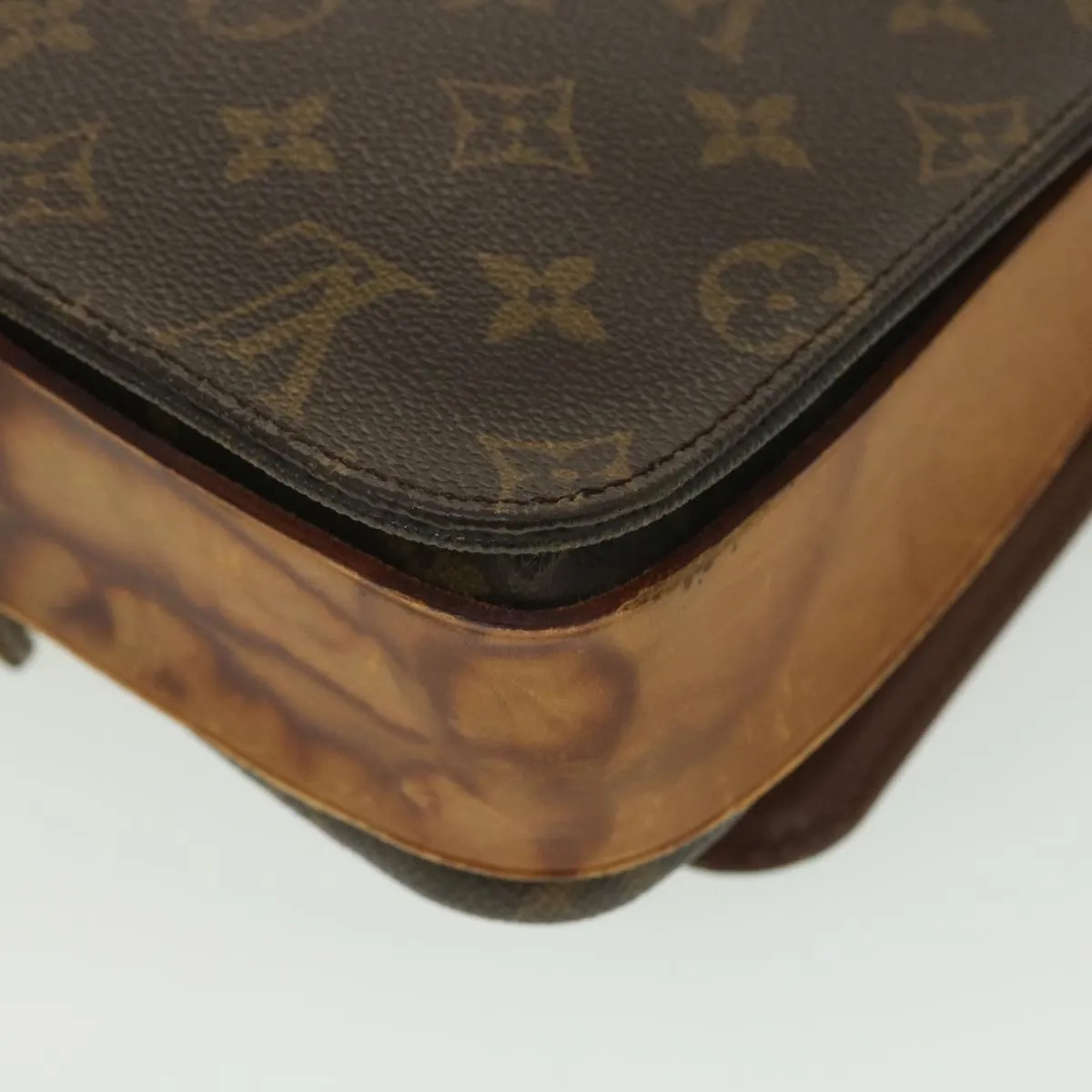 LOUIS VUITTON Monogram Cartouchiere GM Shoulder Bag M51252 LV ar9119