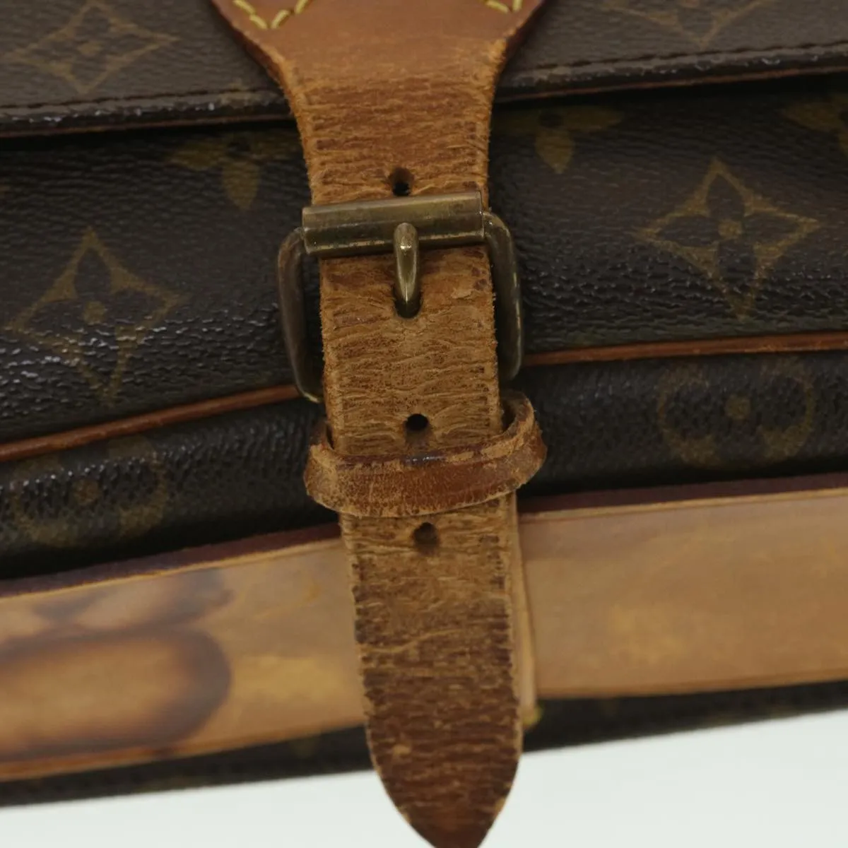 LOUIS VUITTON Monogram Cartouchiere GM Shoulder Bag M51252 LV ar9119