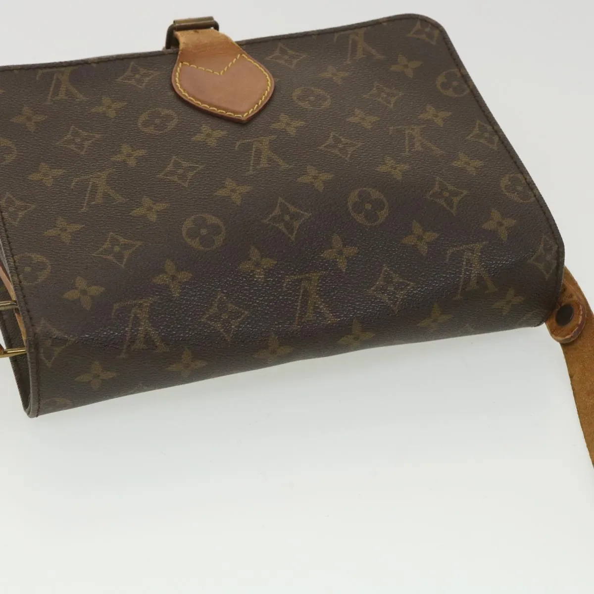 LOUIS VUITTON Monogram Cartouchiere GM Shoulder Bag M51252 LV ar9119