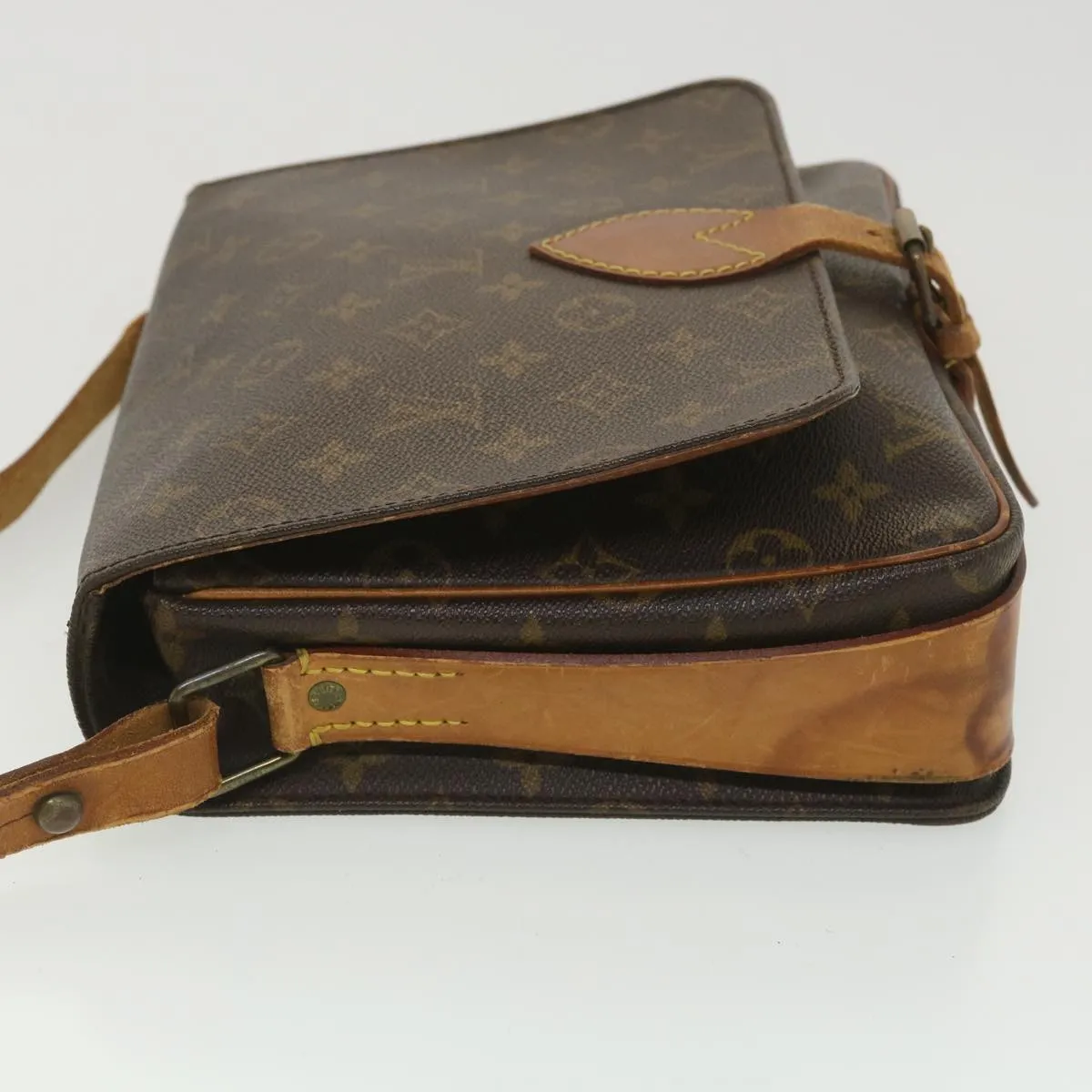 LOUIS VUITTON Monogram Cartouchiere GM Shoulder Bag M51252 LV ar9119