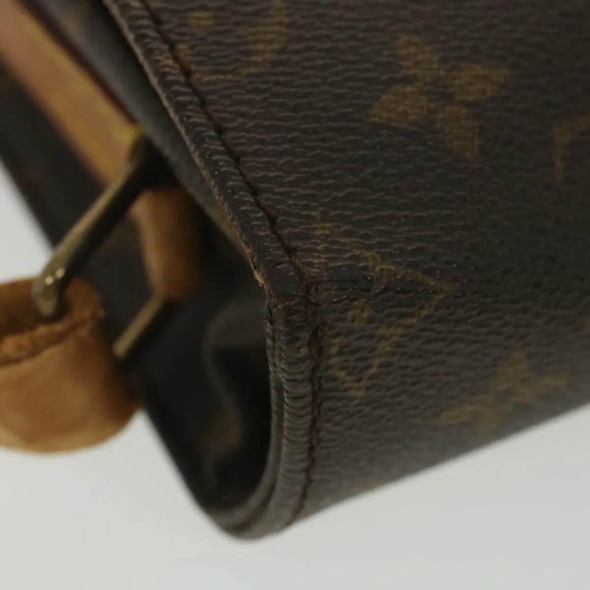 LOUIS VUITTON Monogram Cartouchiere GM Shoulder Bag M51252 LV ar9119