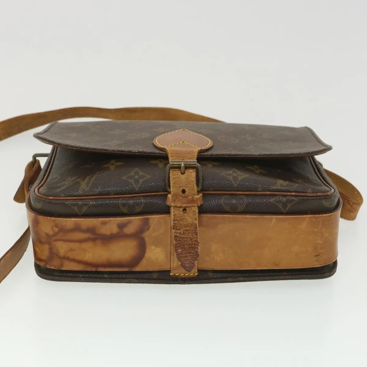 LOUIS VUITTON Monogram Cartouchiere GM Shoulder Bag M51252 LV ar9119