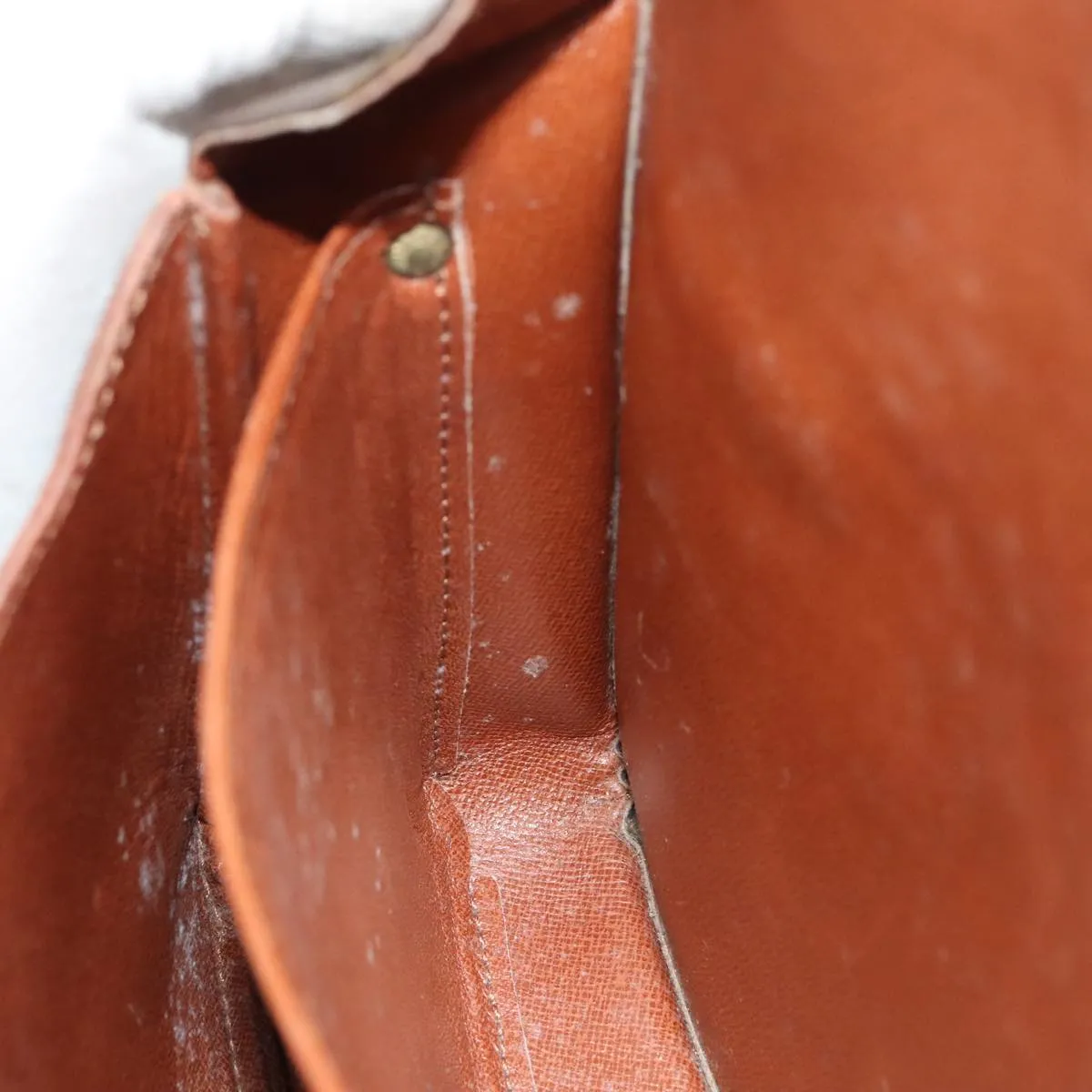 LOUIS VUITTON Monogram Cartouchiere MM Shoulder Bag M51253 LV 104823
