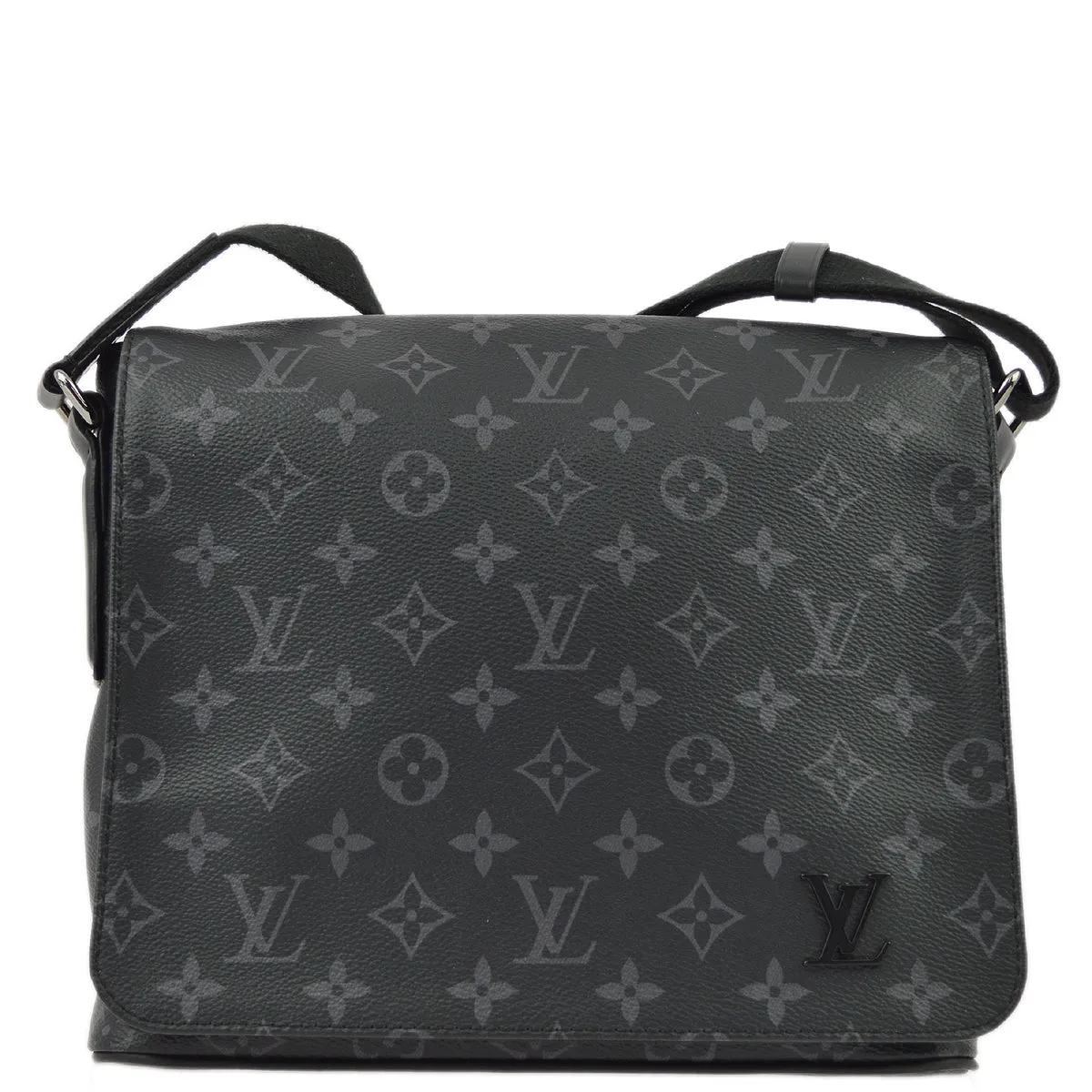 Louis Vuitton Monogram Eclipse District PM Shoulder Bag M44000