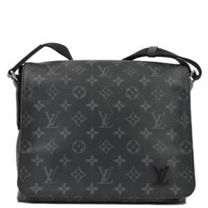 Louis Vuitton Monogram Eclipse District PM Shoulder Bag M44000