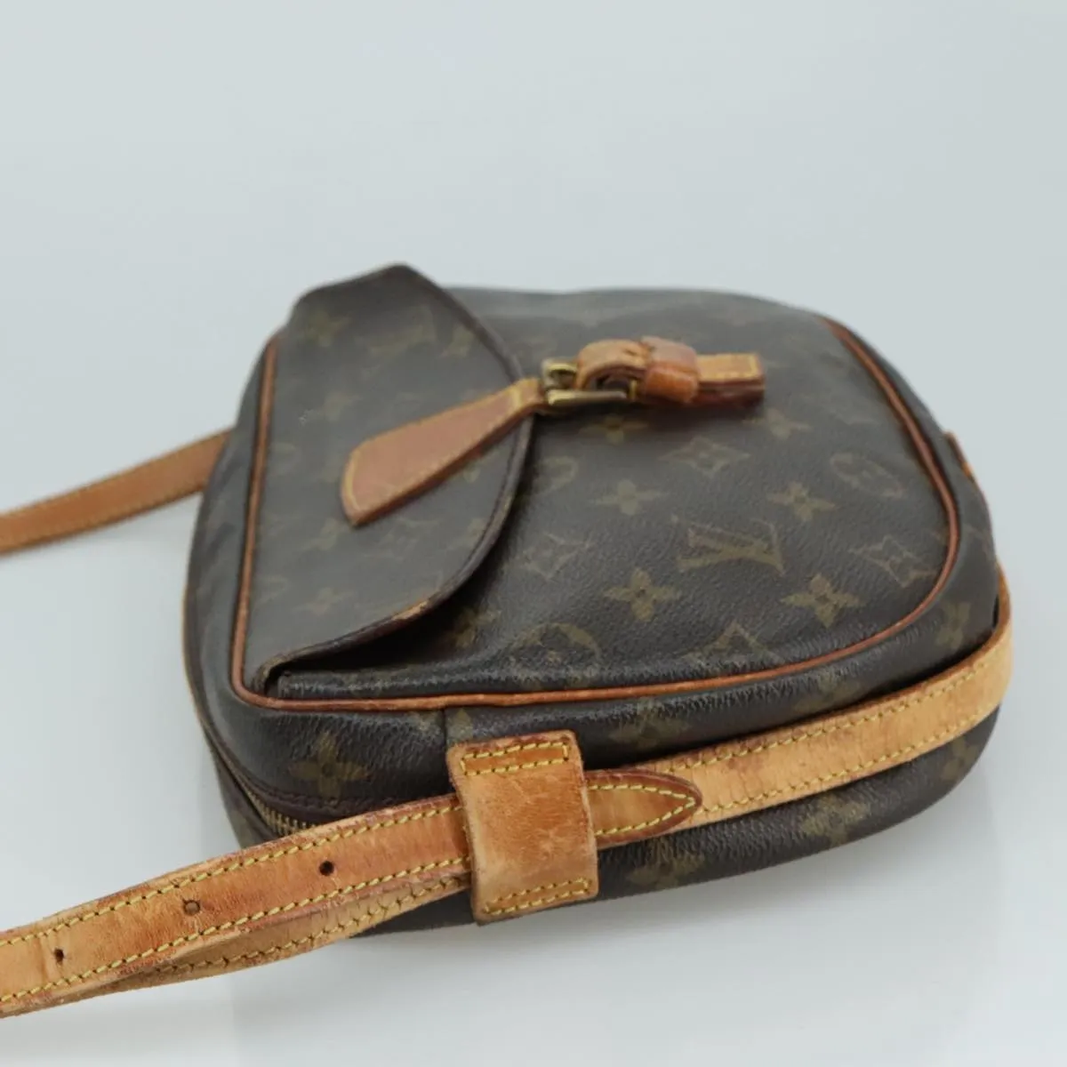 LOUIS VUITTON Monogram Jeune Fille MM Shoulder Bag M51226 LV 107085