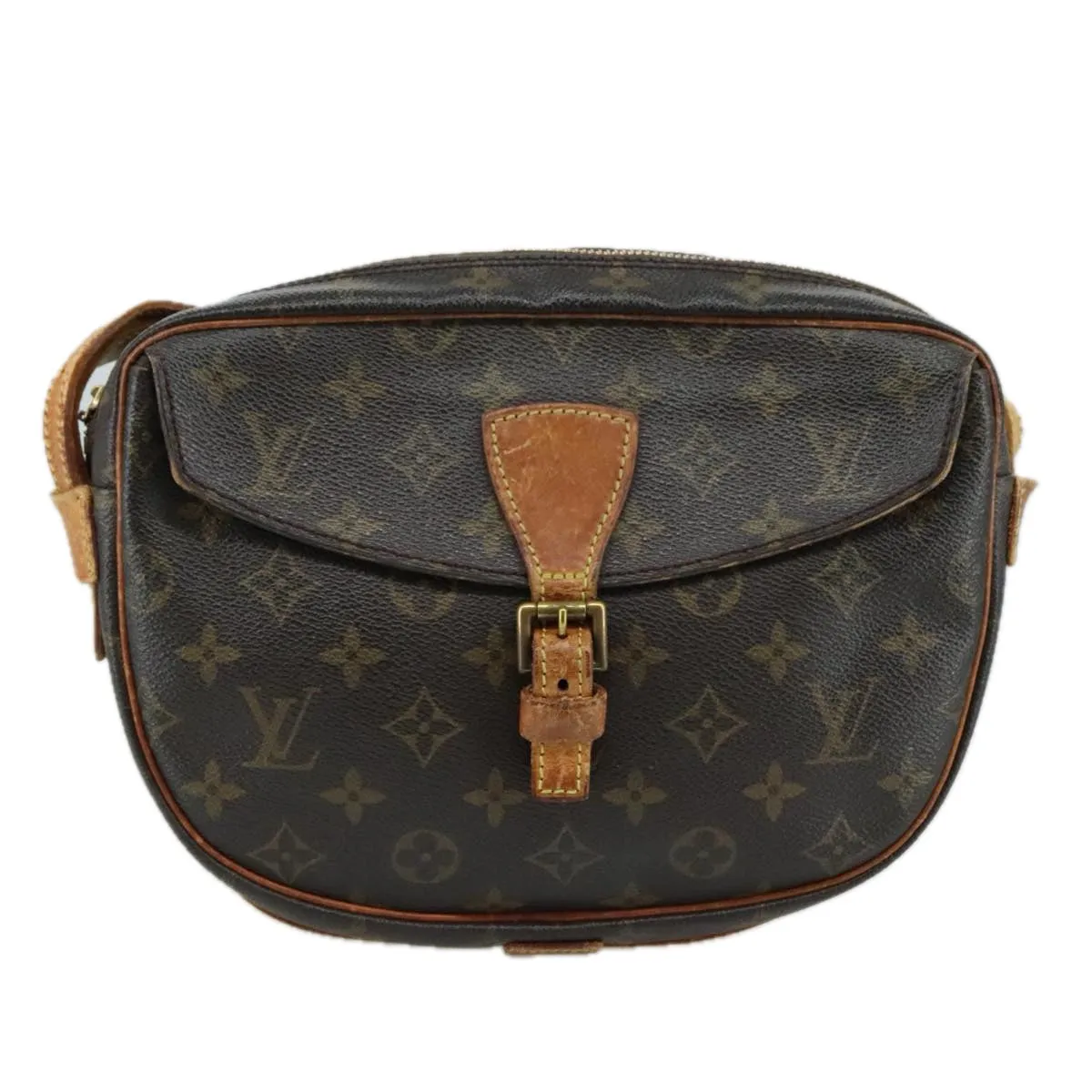 LOUIS VUITTON Monogram Jeune Fille MM Shoulder Bag M51226 LV 107085