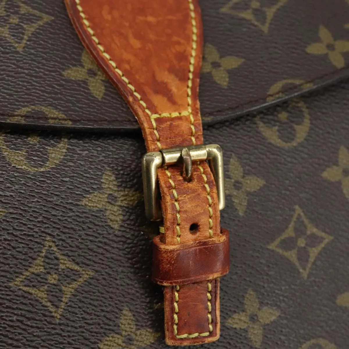 LOUIS VUITTON Monogram Jeune Fille MM Shoulder Bag M51226 LV 107137