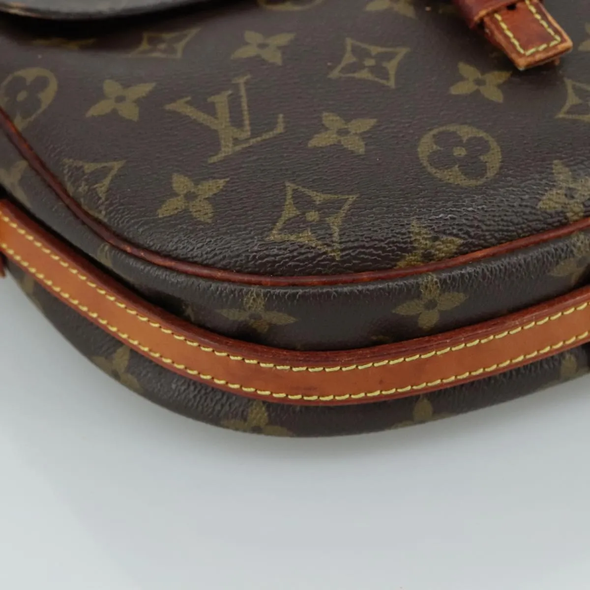 LOUIS VUITTON Monogram Jeune Fille MM Shoulder Bag M51226 LV 107137