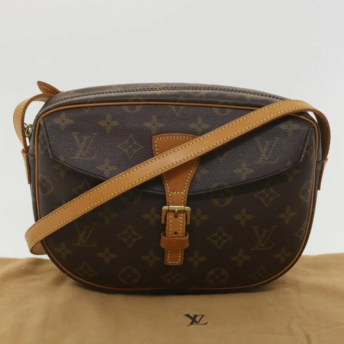 LOUIS VUITTON Monogram Jeune Fille MM Shoulder Bag M51226 LV 38403