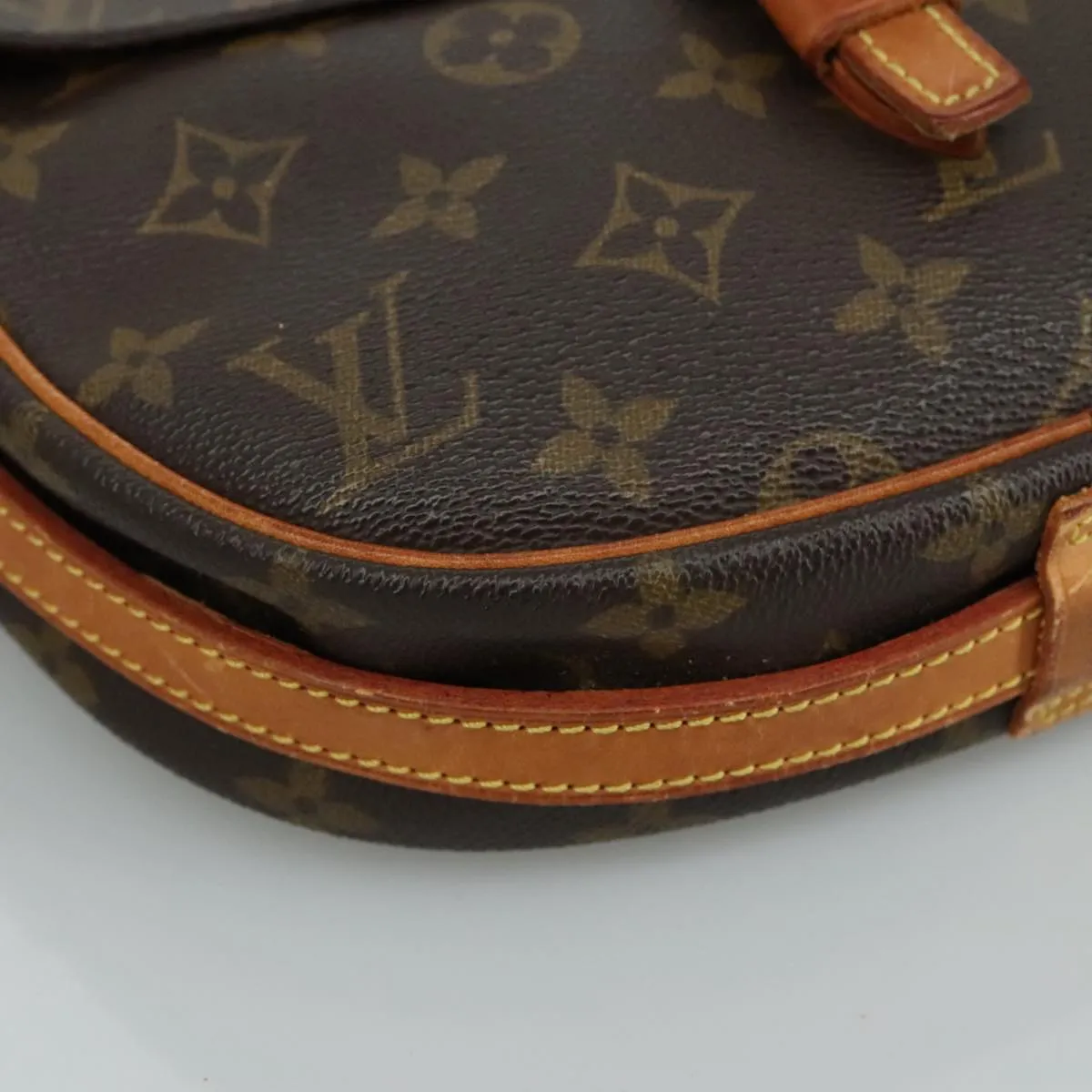 LOUIS VUITTON Monogram Jeune Fille PM Shoulder Bag M51227 LV 107138